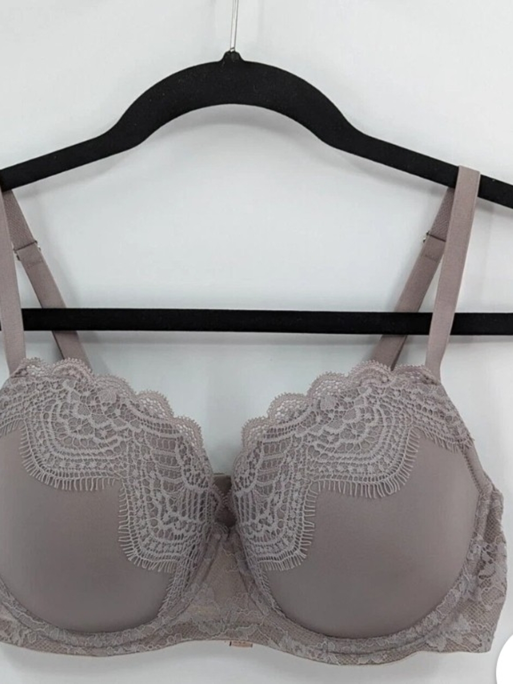 Victoria's Secret Women's Dream Angels Pink Lace Lined Demi Bra Size 36DDD